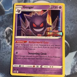 Pokemon TCG Gengar Black Star Promo SWSH241 Stamped Lost Origin Promo NM - Image 2