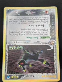 Umbreon Delta Species 17/113 Delta Species Reverse Holo Rare Pokemon TCG MP - Image 4