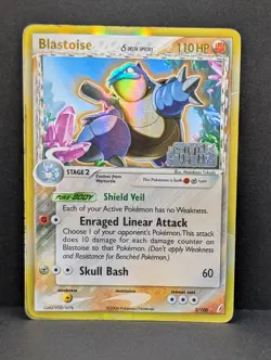 Blastoise Delta Species 2/100 Crystal Guardians Reverse Holo Rare Pokemon TCG MP - Image 1