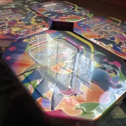 Set of Mega Charizard Ex 2026 Pokemon tins - Image 5