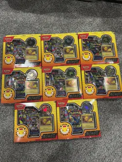 2026 POKEMON DAY COLLECTION BOX LOT X8 MEGA EVOLUTION PHANTASMAL FLAMES 24 PACKS - Image 1