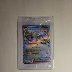 Pokemon Vaporeon EX 023/131 Prismatic Evolutions Stamp Promo Sealed - Image 1