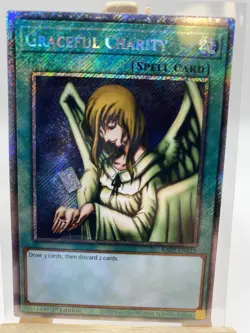 Graceful Charity Platinum Secret Rare RA03-EN116 Yugioh MP - Image 1