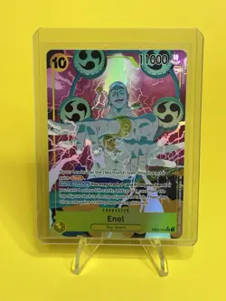 English One Piece TCG-Extra Booster Anime 25th Collection-Enel Alt Art Eb02-052 - Image 1