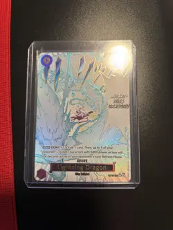 Lightning Dragon OP15-077 Manga Event Alternate Art - One Piece TCG - Image 1