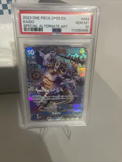 PSA 10 KAIDO SP OP04-044 AWAKENING OF THE NEW ERA ONE PIECE TCG - Image 1