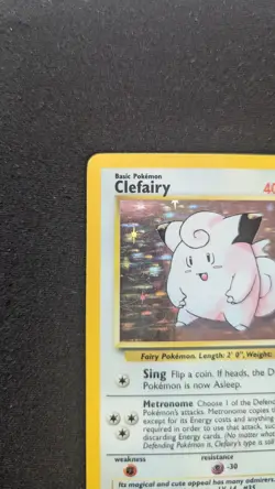 Clefairy 5/102 - Base Set - Holo Rare Pokemon Card - HP - Image 4