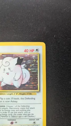 Clefairy 5/102 - Base Set - Holo Rare Pokemon Card - HP - Image 5