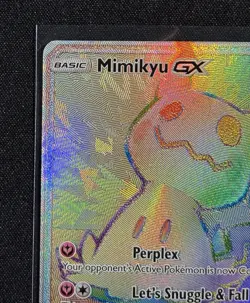Mimikyu GX 226/214 - Pokemon TCG Lost Thunder Hyper Rare 2018 Holo - M/LP Card - Image 3