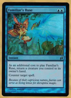 Foil - Familiar's Ruse (Lorwyn, Uncommon, 2007, English) MTG - Image 1