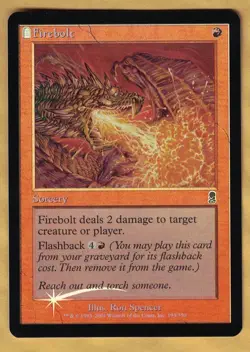 Foil - Firebolt (Odyssey, Common, English, 2001) MTG - Image 1