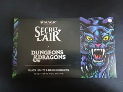 MTG Secret Lair x Dungeons & Dragons: Black Lights & Dark Dungeons Foil Sealed - Image 1