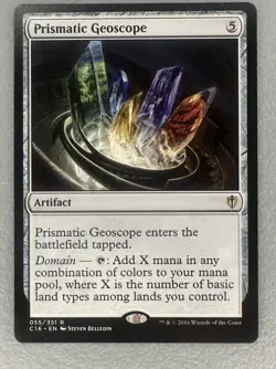 MTG - Prismatic Geoscope | Commander 2016 | LP | Regular | R 055/351 - Image 1