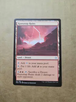 MTG Magic Ramunap Ruins (181) HOU Desert Hour of Devastation LP/NM BULK DISCOUNT - Image 1