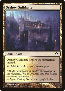 2x Orzhov Guildgate - Foil Dragon's Maze MP MTG - Image 1
