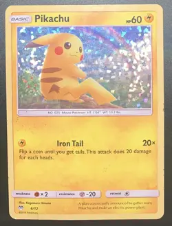Pokemon TCG Pikachu McDonalds Promos 6/12 Holo Promo - Image 1