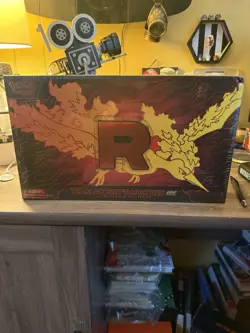 Pokemon TCG Team Rocket's Moltres ex Ultra Premium Collection Box SEALED UPC - Image 1