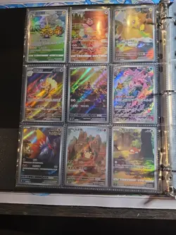 Pokemon Card Lot Binder V/VMAX IR Hits Ex 180 Cards NM Full Art - Image 2