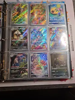 Pokemon Card Lot Binder V/VMAX IR Hits Ex 180 Cards NM Full Art - Image 3