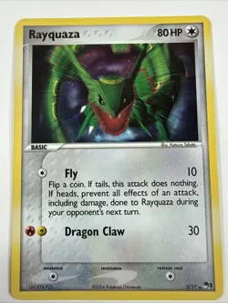 Rayquaza 3/17 Series 1 Pokemon Organized Play Holo Rare Promo Card - Image 1