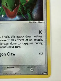 Rayquaza 3/17 Series 1 Pokemon Organized Play Holo Rare Promo Card - Image 5