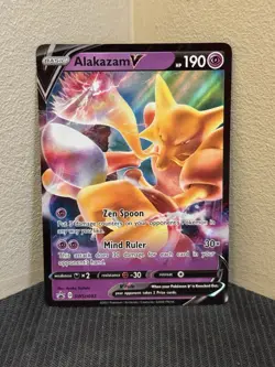 Pokemon TCG Alakazam V SWSH083 Black Star Promo Sword & Shield Promos MINT - Image 1
