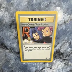 Pokemon Here Comes Team Rocket! 15/82 Team Rocket Holo Rare Unlimited - Image 3