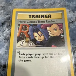 Pokemon Here Comes Team Rocket! 15/82 Team Rocket Holo Rare Unlimited - Image 4
