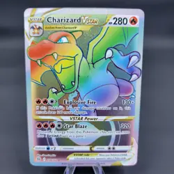 Pokemon TCG Charizard VSTAR 174/172 Secret Ultra Rare Brilliant Stars Near Mint - Image 1