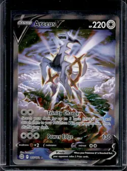 2022 Pokemon SWSH Brilliant Stars Arceus V #166/172 - Image 1