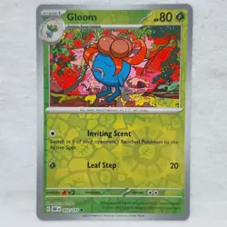 Gloom 002/197 SV03: Obsidian Flames Reverse Holo Pokemon TCG - Image 1