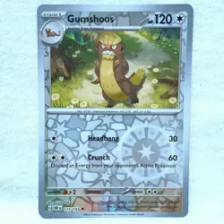 Gumshoos 177/197 SV03: Obsidian Flames Reverse Holo Pokemon TCG - Image 1