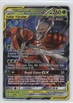Pheromosa & Buzzwole GX Pokemon Sun & Moon Unbroken Bonds #1 - Image 1