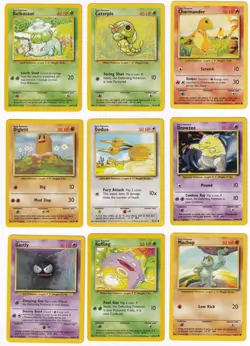 Pokemon Base Set COMPLETE SET Rare/Uncommon/Common WOTC 80 Card Lot MP-NM - Image 5