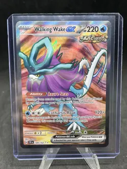 Pokemon Temporal Forces 189/162 Walking Wake ex Ultra Rare Full Art - Image 1
