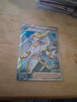 Pokemon Volo 196/196 Lost Origin Sword & Shield FULL ART TRAINER - Image 1