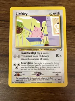 CLEFAIRY - Neo Genesis Set - 30/111 - Uncommon - Pokemon Card - Unlimited - LP - Image 1