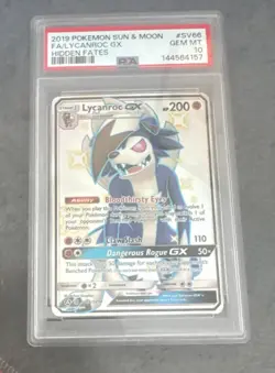 2019 Pokemon Sun and Moon FA/Lycanroc GX Hidden Fates - Image 1