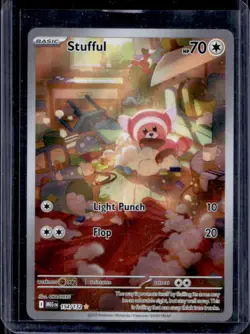 2025 Pokemon Mega Evolution Stufful Illustration Rare #154/132 - Image 1
