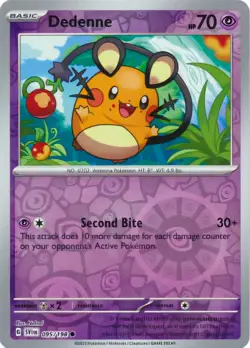 Dedenne 095/198 Reverse Holo Pokemon TCG Scarlet & Violet Base Set NM - Image 1