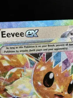 Pokemon TCG Eevee EX 075/131 (Prismatic Evolutions Stamped) Surprise Box Promo - Image 3