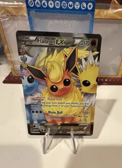 Pokemon TCG - Flareon EX - RC28/RC32 - Full Art Ultra Rare - Generations - NM - Image 1
