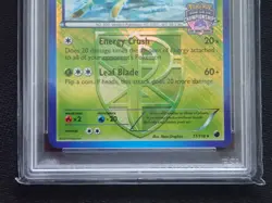 PSA 9 LEAFEON 11/116 NA STATE CROSSHATCH PROMO POKEMON BLACK WHITE PLASMA FREEZE - Image 3