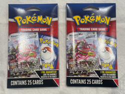 Lot of (2) Unopened/Sealed Pokemon Packs (25 Cards w/ 1 Foil Guaranteed EACH) - Image 2