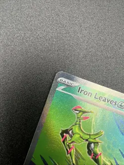 2024 Pokemon Scarlet Violet Temporal Forces Iron Leaves ex 203/162 NM-M - Image 2