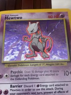 1999 Pokemon Mewtwo Holo 10/102 - Image 1