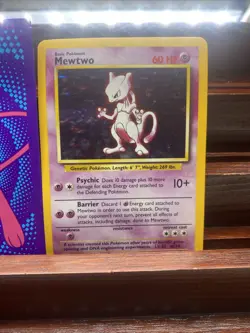 1999 Pokemon Mewtwo Holo 10/102 - Image 3