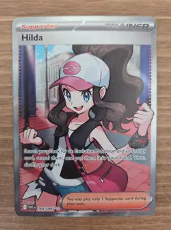 Pokemon Hilda Trainer Full Art Ultra Rare 164/086 - White Flare - NM - Image 1