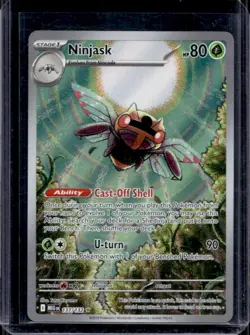 2025 Pokemon Mega Evolution Ninjask Illustration Rare #137/132 - Image 1