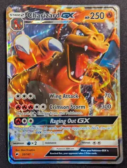 Charizard GX - 20/147 Burning Shadows (Pokemon) LP - Image 1
